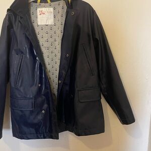 DPAN (Du Pareil a Meme) Kids Navy Waterproof Rain Jacket 12 ANS